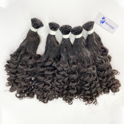 Curly I Tip Hair Extensions