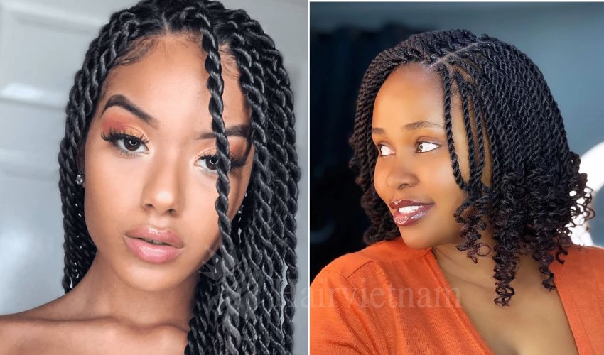 How to Do Two Strand Twists with Extensions