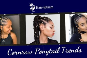 Effortless Glamour with Cornrow Ponytail Trends