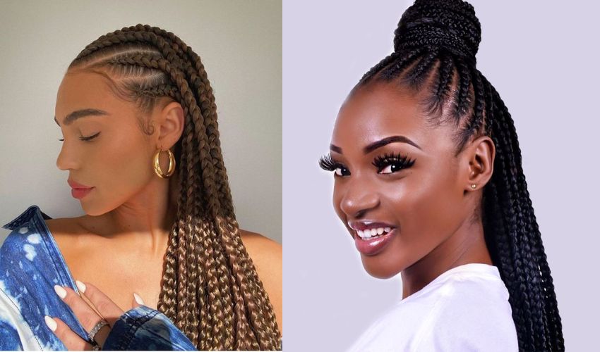 Latest Nigerian cornrow hairstyles 