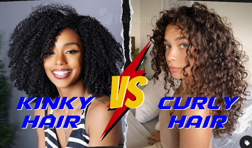 kinky vs curly hair