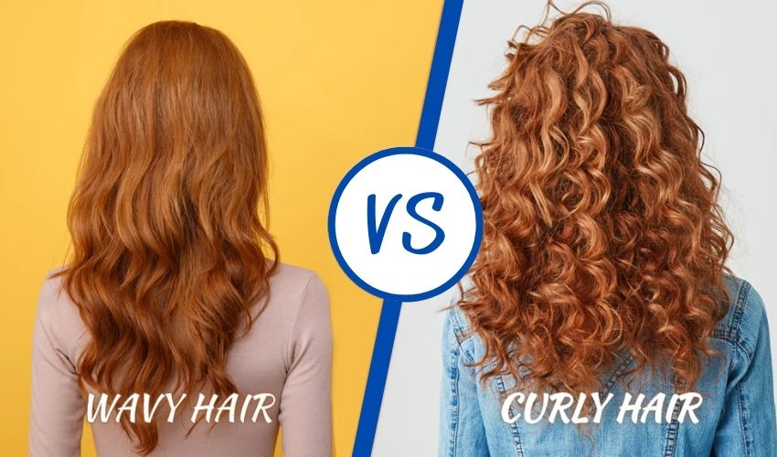 Difference between Curly and Wavy hair