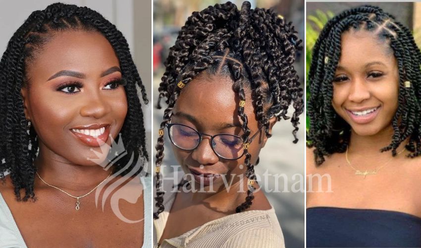 African Kinky Twist Hairstyles