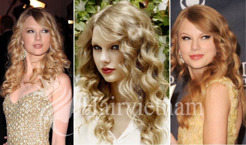 Taylor Swift’s Long Wavy Hairstyle