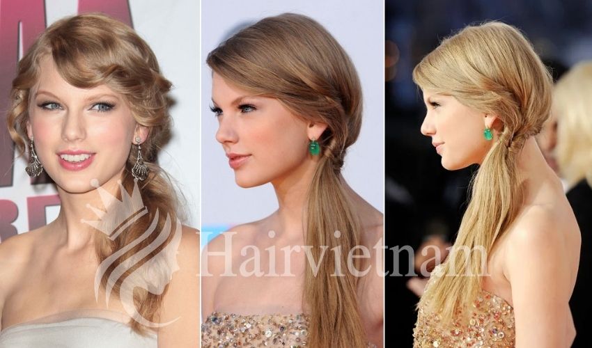 Taylor Swift's side ponytail