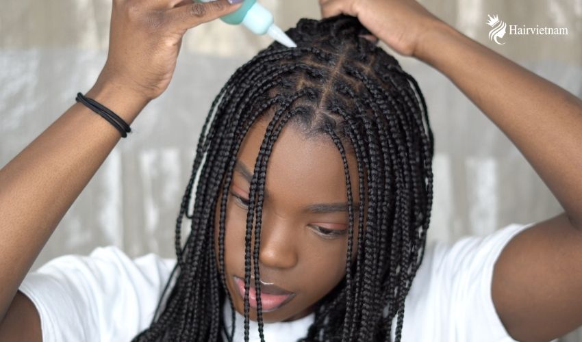 Use argan oil to pamper your braids