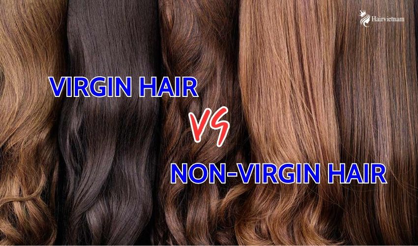 Difference between a virgin and a non-virgin hair