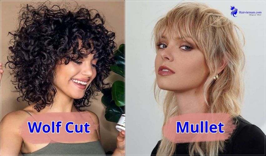 The Difference Between Wolf Cut and Mullet