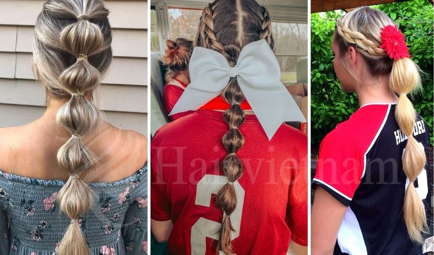 Bubble Ponytail Style