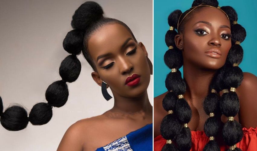 Kinky Straight Hair Bubble