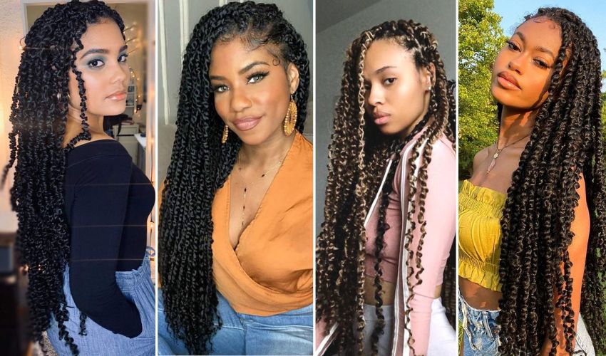 Long Passion Twists Hairstyles