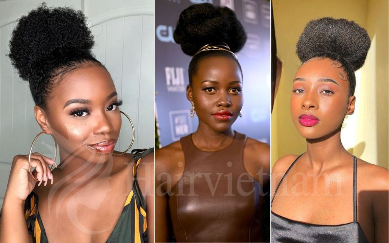 Afro Bun Hairstyles