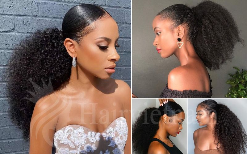 Afro Ponytail Hairstyle
