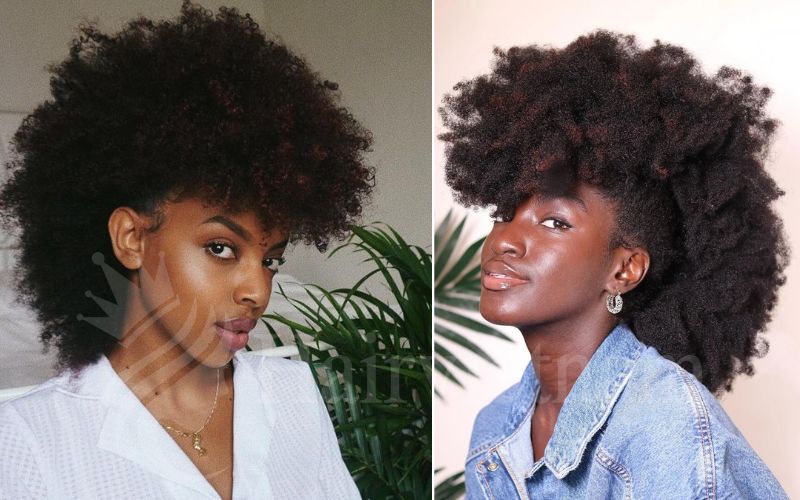 Frohawk Afro Hairstyle