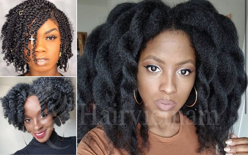 Twisted Afro Hairstyles