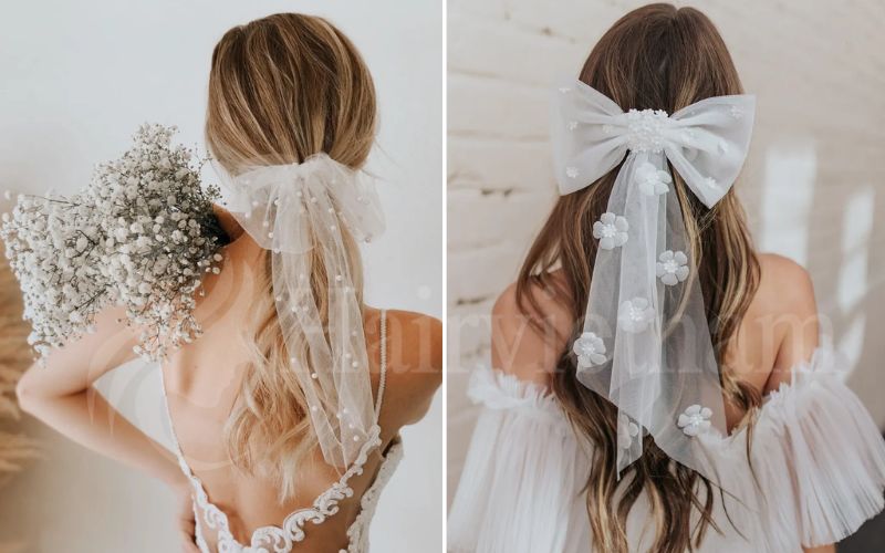 Bridal Hairstyles with Bows