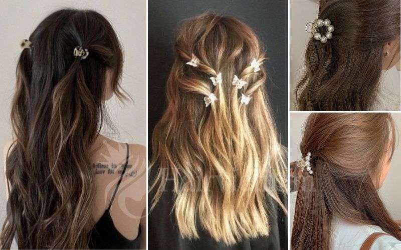 Mini Claw Clips Hairstyles
