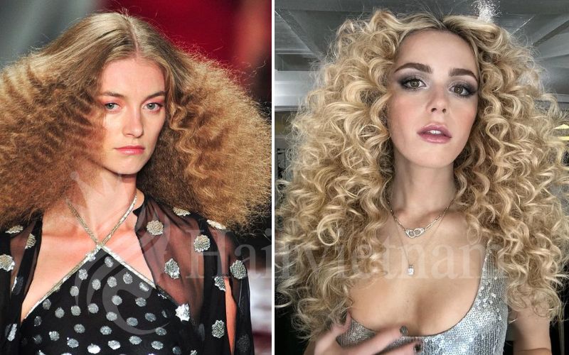 Crimped Disco Hairstyles