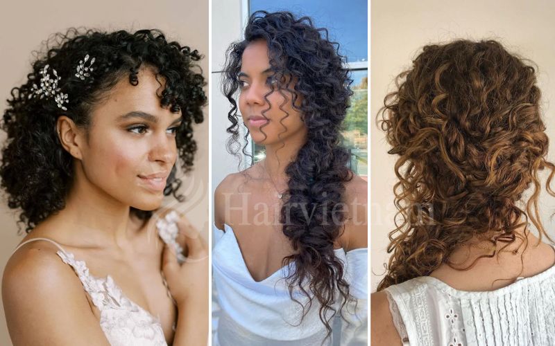 Curly Hairstyles for Bridesmaids