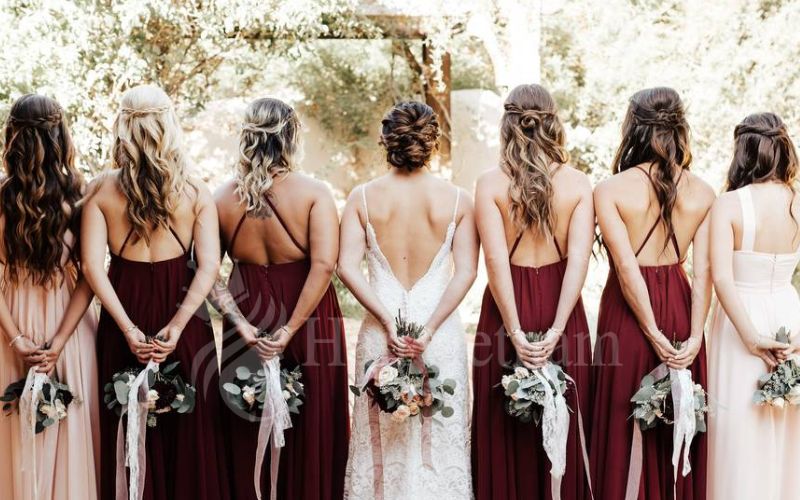 Half up Hairstyles for Bridesmaids