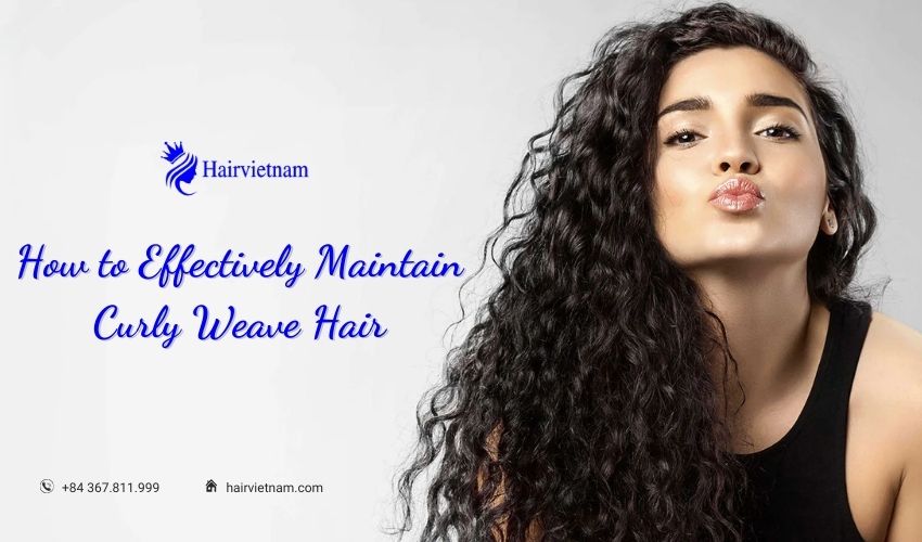 How to Properly Care for Curly Weave Hair