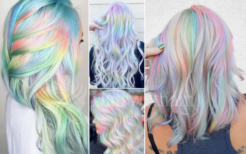 Holographic Rainbow Hair