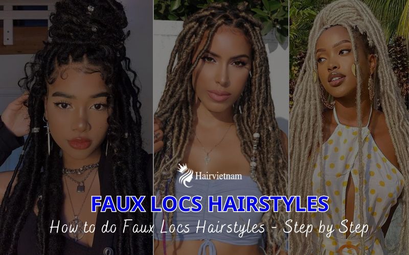 Trendy Faux Locs Hairstyle ideas