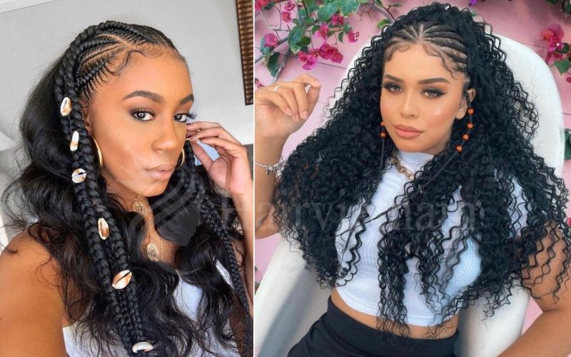 Fluffy Braids Hairstyles