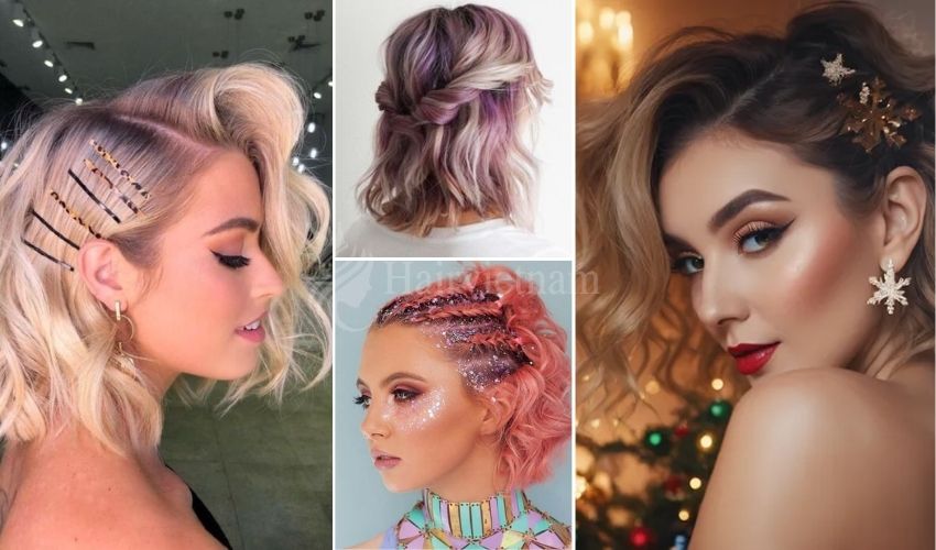 New Year's Hairstyles for Short Hair
