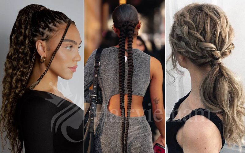 Ponytail Hairstyles with Braids