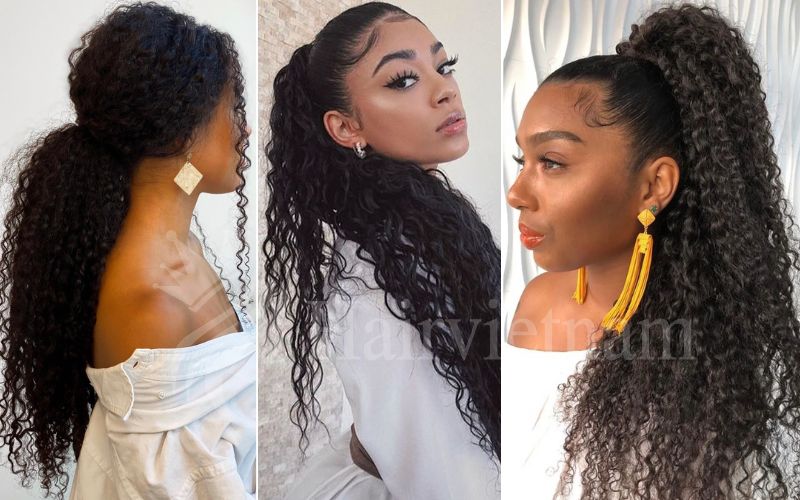 Ponytail Hairstyles with Curly Hair