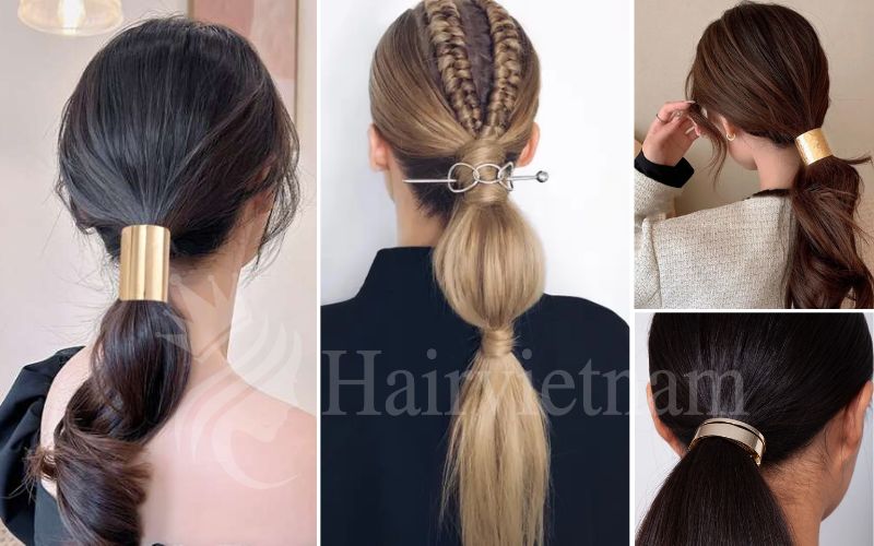 Ponytail with a Strict Clasp