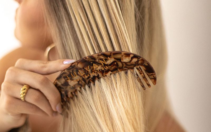 Use a Wide-Tooth Comb: