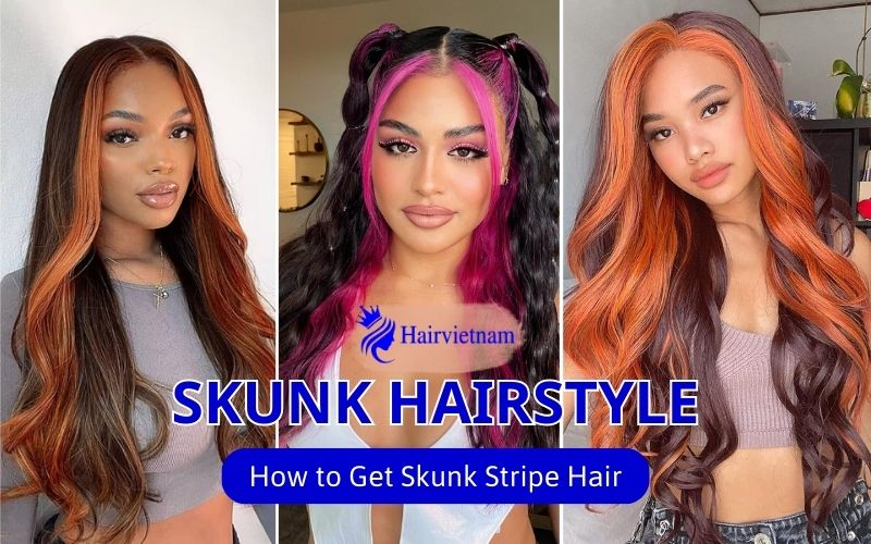 Skunk Hairstyle