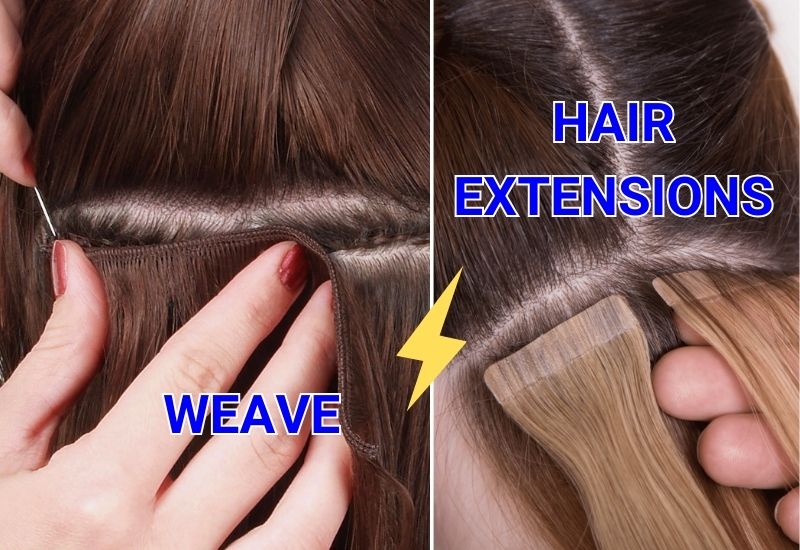 Hair Weave vs Extensions